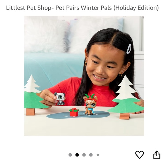 Littlest Pet Shop- Pet Pairs 🐼🦌🎁Winter Pals (Holiday Edition) - Picture 12 of 13